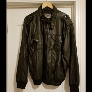Vecta Jeans Black Leather Jacket